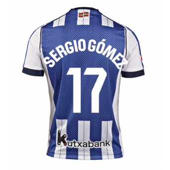 Billige Fotballdrakt Real Sociedad Sergio Gomez #17 Replika Hjemmedrakt 2025-26 Kortermet